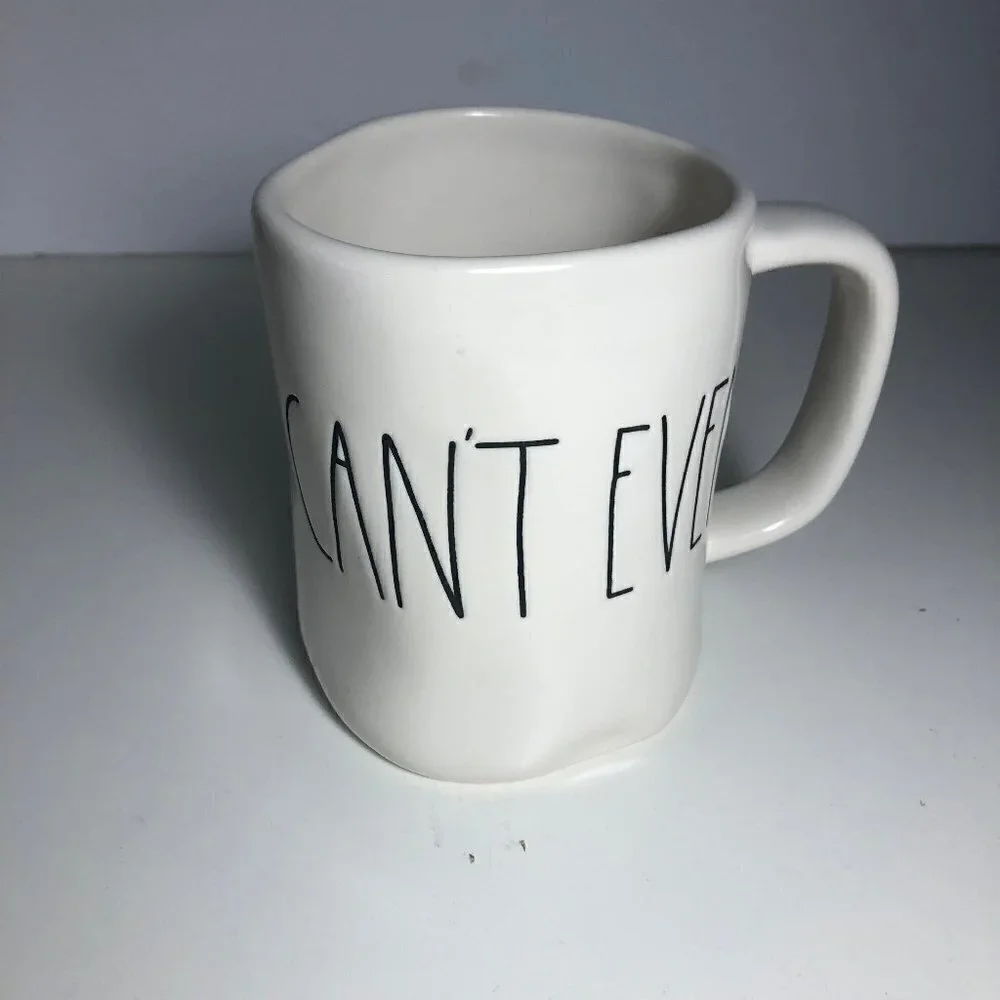 🛒 $10 Rae Dunn Mug I Can’t Even Coffee Cup #91-1